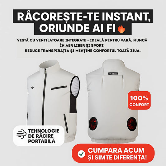 Vesta cu sistem de ventilație