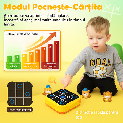 JOC TIC-TAC-TOE 3 ÎN 1: 🎲✨ „Jocul care îi îndepărtează pe copiii tăi de ecrane și unește familia” 👨‍👩‍👧‍👦💖