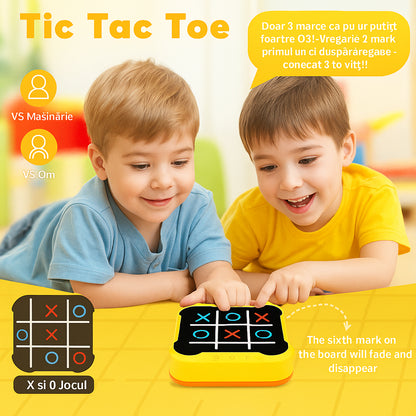 JOC TIC-TAC-TOE 3 ÎN 1: 🎲✨ „Jocul care îi îndepărtează pe copiii tăi de ecrane și unește familia” 👨‍👩‍👧‍👦💖